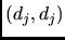 $(d_j,d_j)$