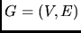 $G=(V,E)$