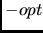 $-opt$
