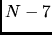 $N-7$
