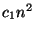 $c_{1}n^{2}$