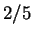 $2/5$