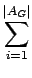 $\displaystyle \sum_{i=1}^{\vert A_G\vert}$