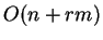 $O(n+rm)$