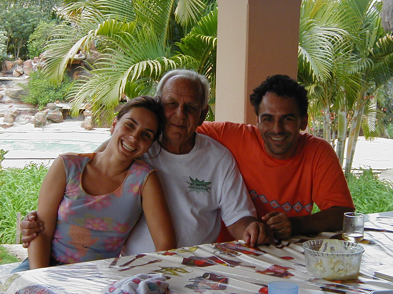 Fazenda, pai e Vanessa