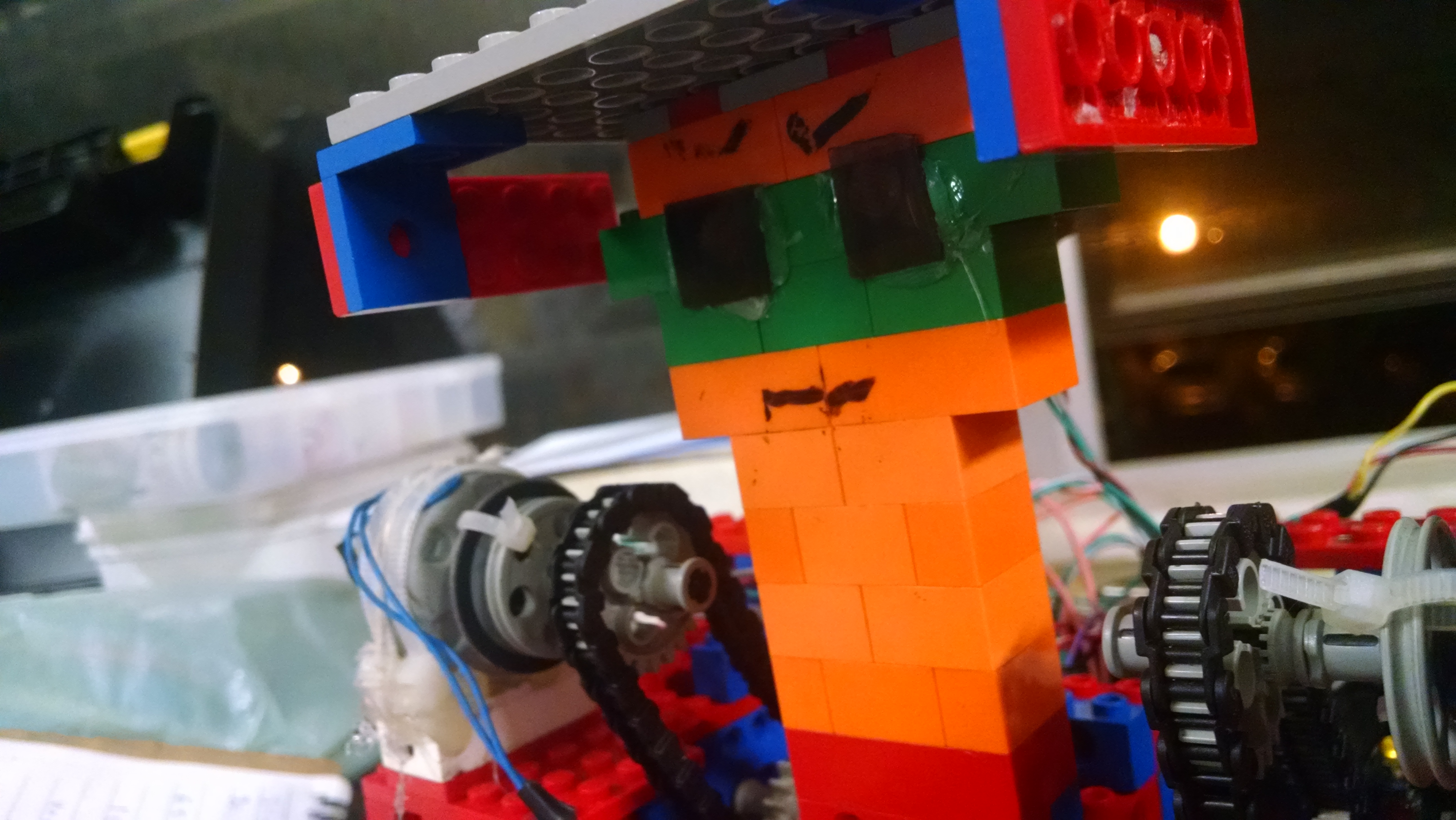 Sensores LDR com filtro polarizado