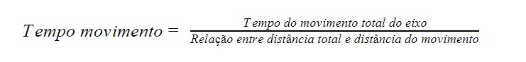 Formula tempo de movimento