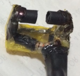 TCRT5000 montado como chave optica