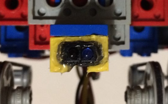 Sensor visto por baixo