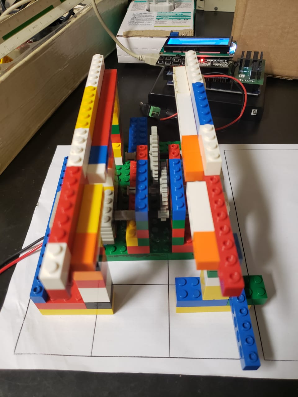 Figura 1: Parte fixa do robô