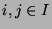 $i,j \in I$