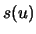 $s(u)$