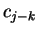 $c_{j-k}$