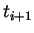 $t_{i+1}$