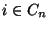$i \in C_n$