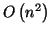 \( O\left( n^{2}\right) \)