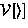 $\ensuremath{ \cal V} [i]$