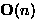 $\mathbf{O}(n)$