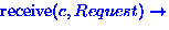 ${\rm receive}({c}, Request) \rightarrow$