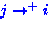 $j \ensuremath{ \ensuremath{\rightarrow} ^{+}} i$