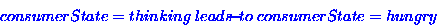 \begin{displaymath}
consumerState = thinking \ensuremath{ \; leads\!{\small -}\!to\;}consumerState = hungry\end{displaymath}
